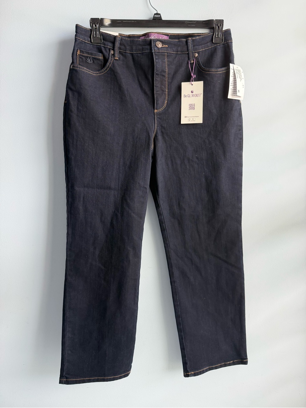 Gloria Vanderbilt Women's Petite Amanda Classic Straight Jeans Size 14 Short